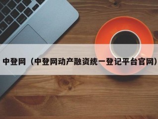 中登网（中登网动产融资统一登记平台官网）