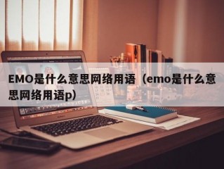 EMO是什么意思网络用语（emo是什么意思网络用语p）