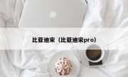 比亚迪宋（比亚迪宋pro）