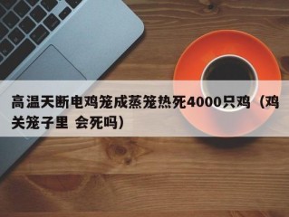 高温天断电鸡笼成蒸笼热死4000只鸡（鸡关笼子里 会死吗）