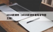 2016欧洲杯（2016欧洲杯葡萄牙夺冠之路）