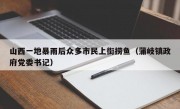 山西一地暴雨后众多市民上街捞鱼（蒲岐镇政府党委书记）