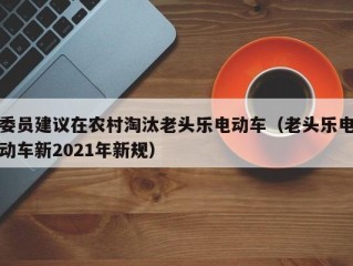 委员建议在农村淘汰老头乐电动车（老头乐电动车新2021年新规）