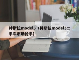 特斯拉model3（特斯拉model3二手车市场抢手）