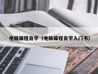 电脑编程自学（电脑编程自学入门书）