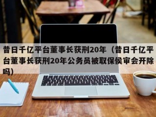 昔日千亿平台董事长获刑20年（昔日千亿平台董事长获刑20年公务员被取保侯审会开除吗）