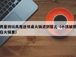 男童将玩具甩进邻桌火锅烫到婴儿（小孩被摁在火锅里）