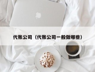 代账公司（代账公司一般做哪些）