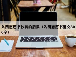 入团志愿书抄袭的后果（入团志愿书范文800字）