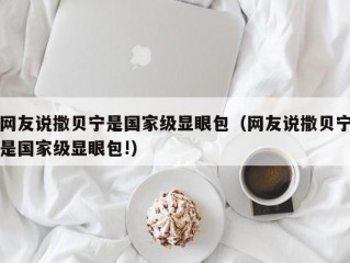 网友说撒贝宁是国家级显眼包（网友说撒贝宁是国家级显眼包!）