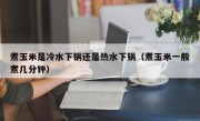 煮玉米是冷水下锅还是热水下锅（煮玉米一般煮几分钟）