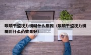 眼睛干涩视力模糊什么原因（眼睛干涩视力模糊用什么药效果好）