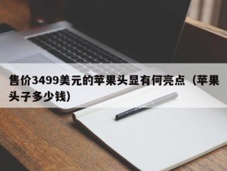 售价3499美元的苹果头显有何亮点（苹果头子多少钱）