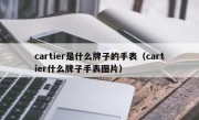 cartier是什么牌子的手表（cartier什么牌子手表图片）