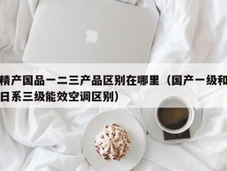 精产国品一二三产品区别在哪里（国产一级和日系三级能效空调区别）