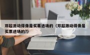 邓超激动得像是买票进场的（邓超激动得像是买票进场的?）