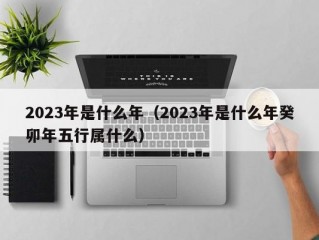 2023年是什么年（2023年是什么年癸卯年五行属什么）